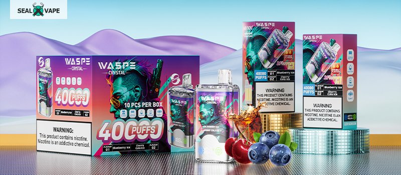 Home 154 Waspe Crystal 40000 Puffs